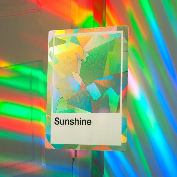 Atrapasueños / Adhesivo para ventana Atrapasueños de sol / Adhesivo para ventana Creador de arcoíris Prisma