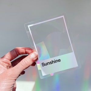 Suncatcher | Sunshine Sun Catcher Window Sticker | Cancer Research Donation