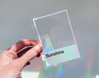 Suncatcher | Sunshine Sun Catcher Window Sticker | Cancer Research Donation