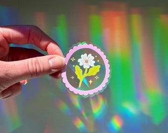 Mini Floral Frame Suncatcher RANDOM Mystery Pack | Sunshine Sun Catcher Window Sticker |