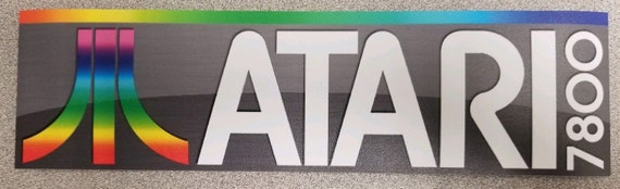 Atari 7800 Logo Sticker Buy Any 3 Of My Stickers Get One Etsy