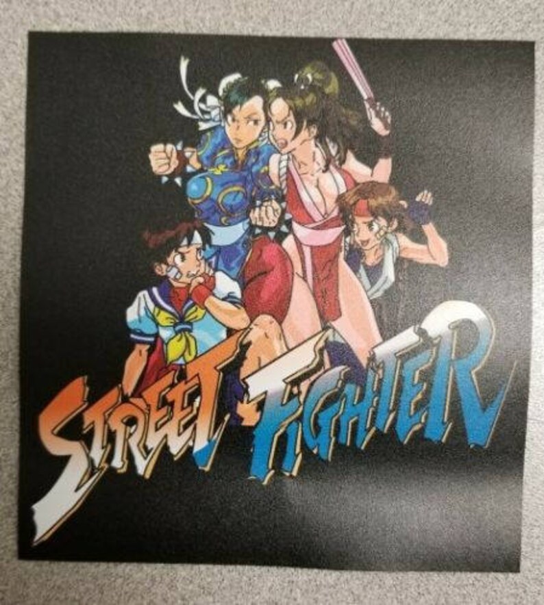 street fighter macbook sticker