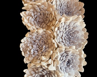 Chrysanthemum lilac Wall Art sculpture