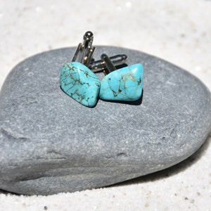 Custom Turquoise Stone Cufflinks image 10