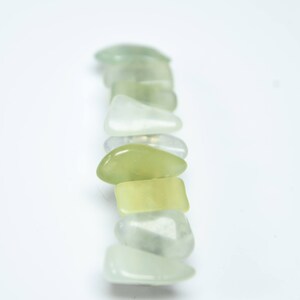 Green Jade Stone French Barrette Hair Clip 60 mm image 5