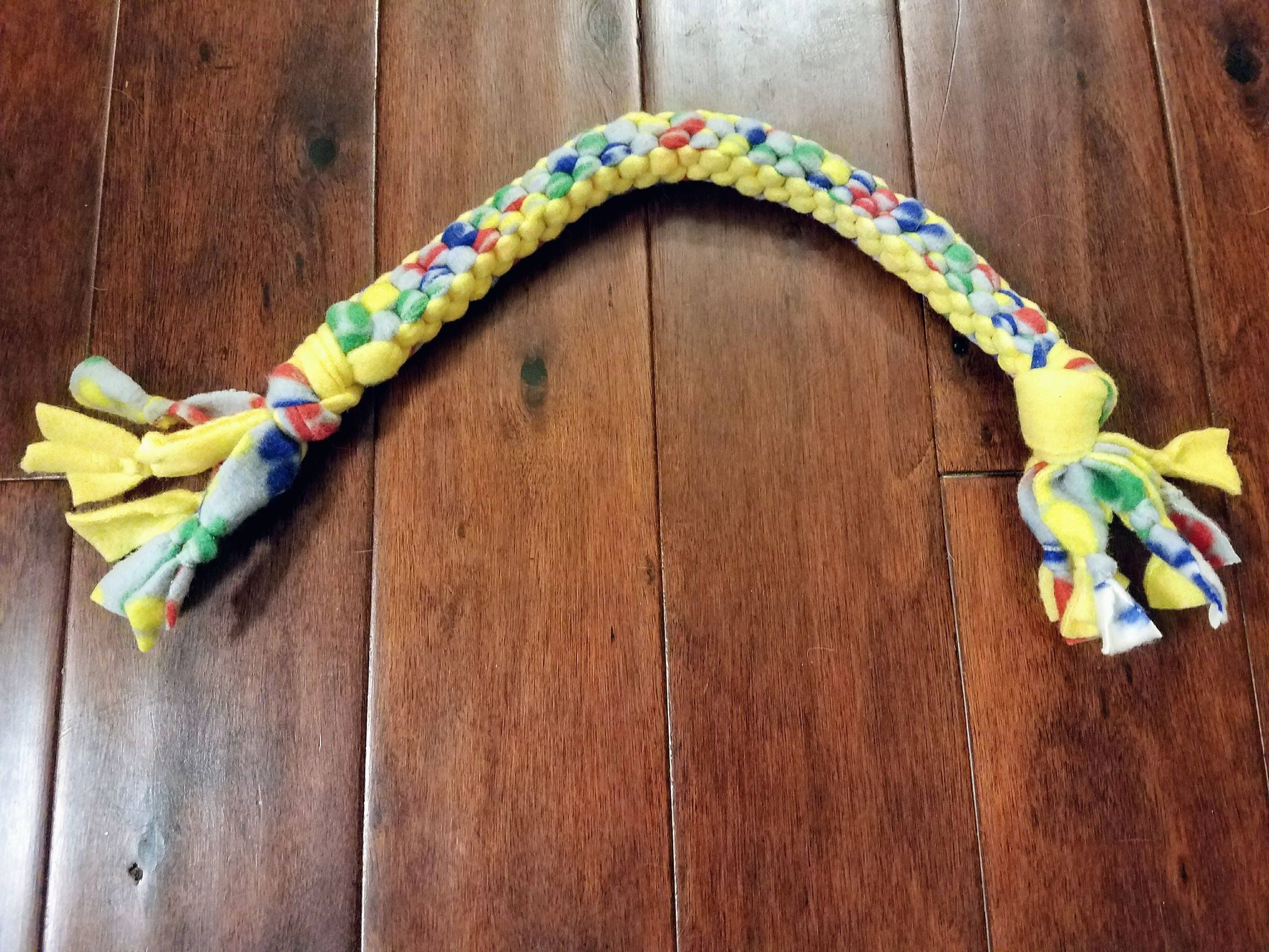 Durable and Colorful Fleece Dog Toy Etsy