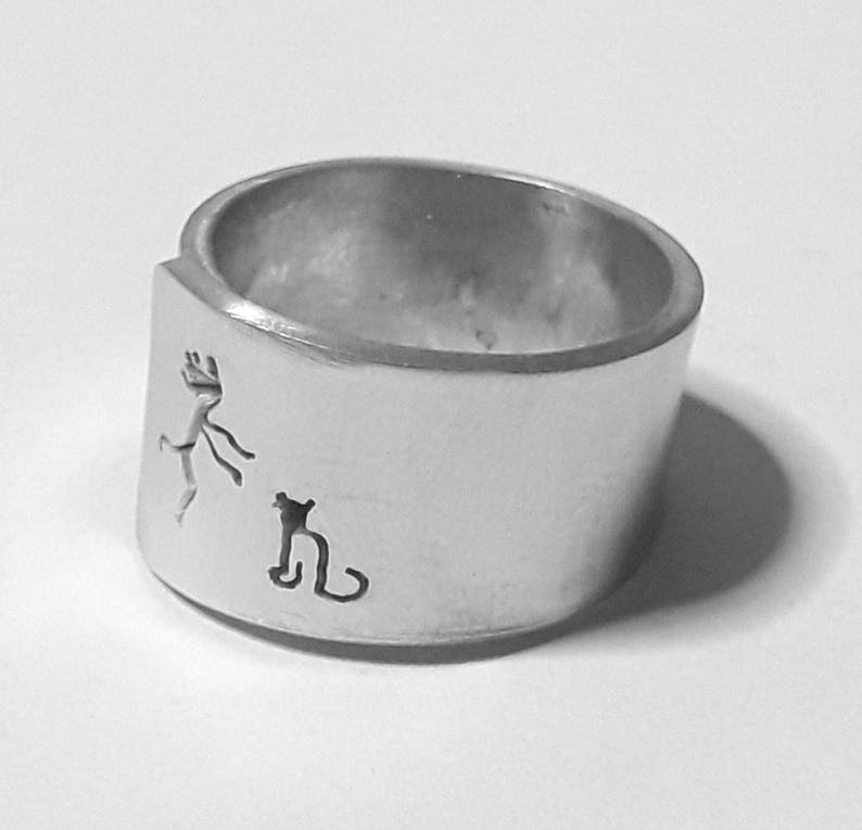 Anello Regolabile A Spirale Celtica In Argento Sterling 925 Ossidato - Gioiello Donna E Ragazza - Fatto A Mano In Thailandia