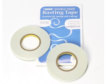 1/8" (3mm) Double Sided Basting Tape by Annie | approx 21.8 yds total