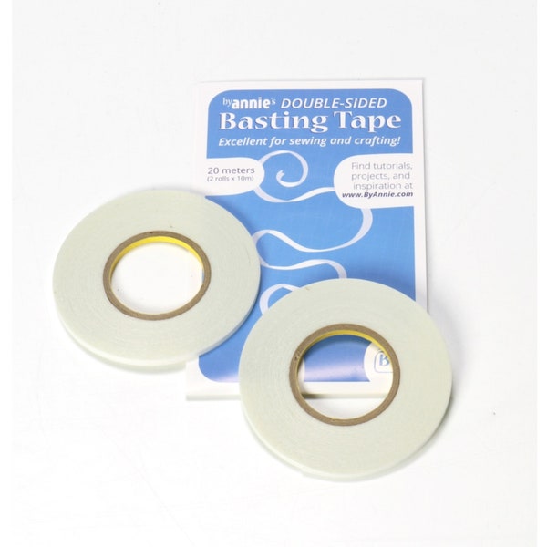 1/8" (3mm) Double Sided Basting Tape by Annie | approx 21.8 yds total
