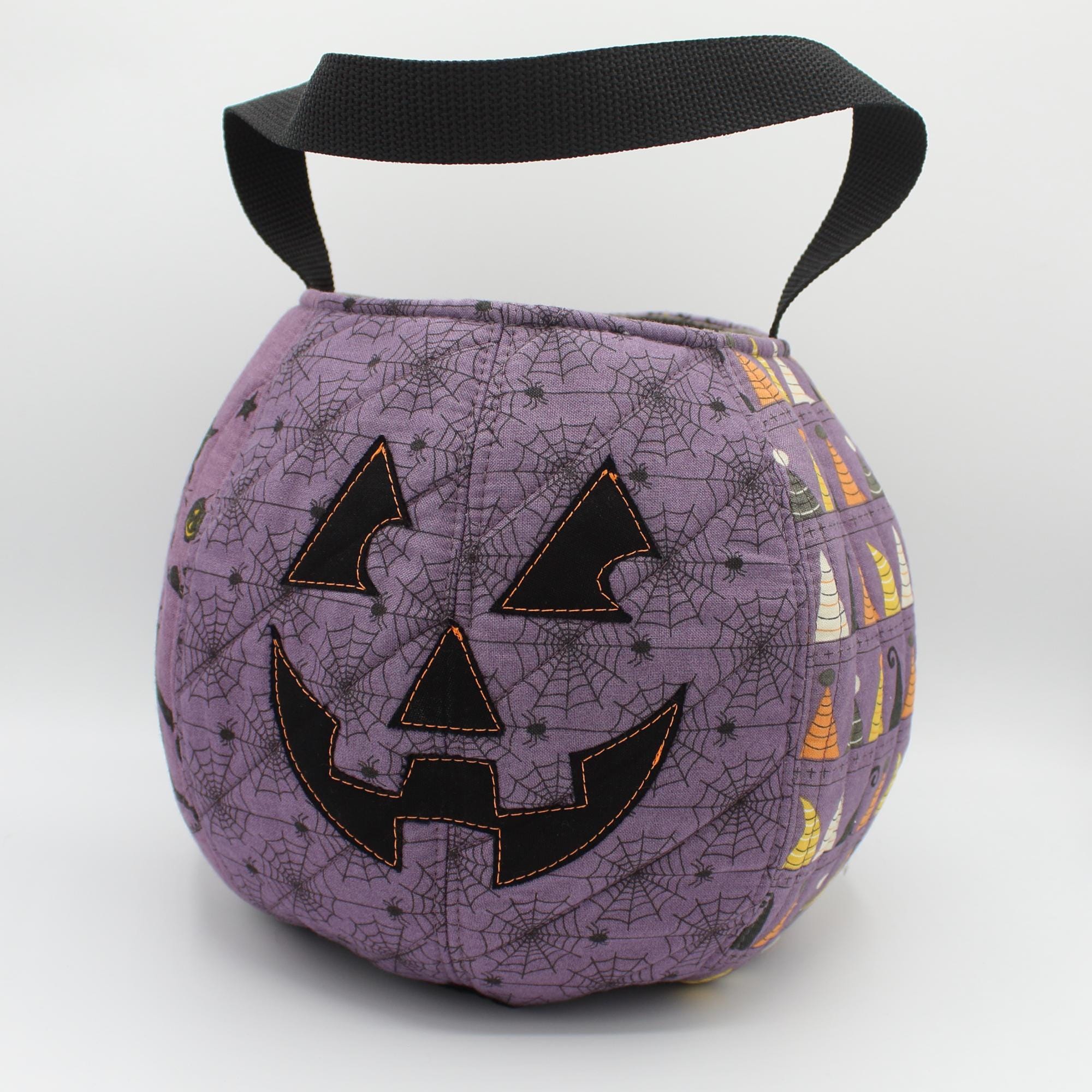 Peter Pumpkin Pail Jack O' Lantern Candy Tote Tote Patchwork