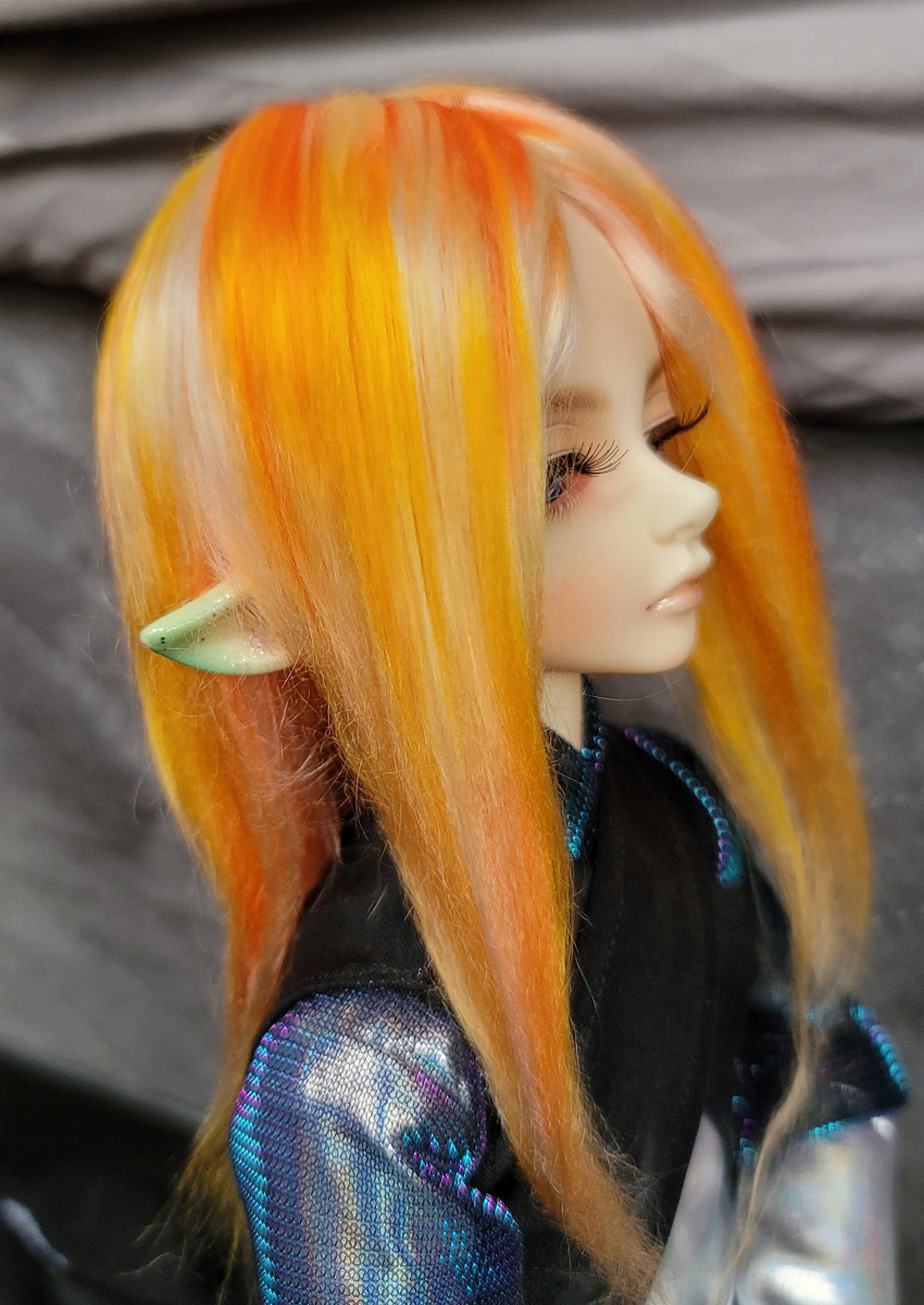 bjd yarn wig