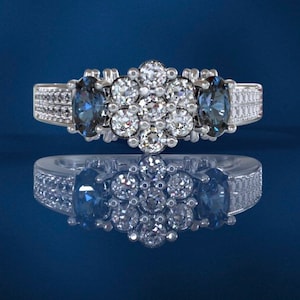 Beautiful 7 Center Stone Wedding Band