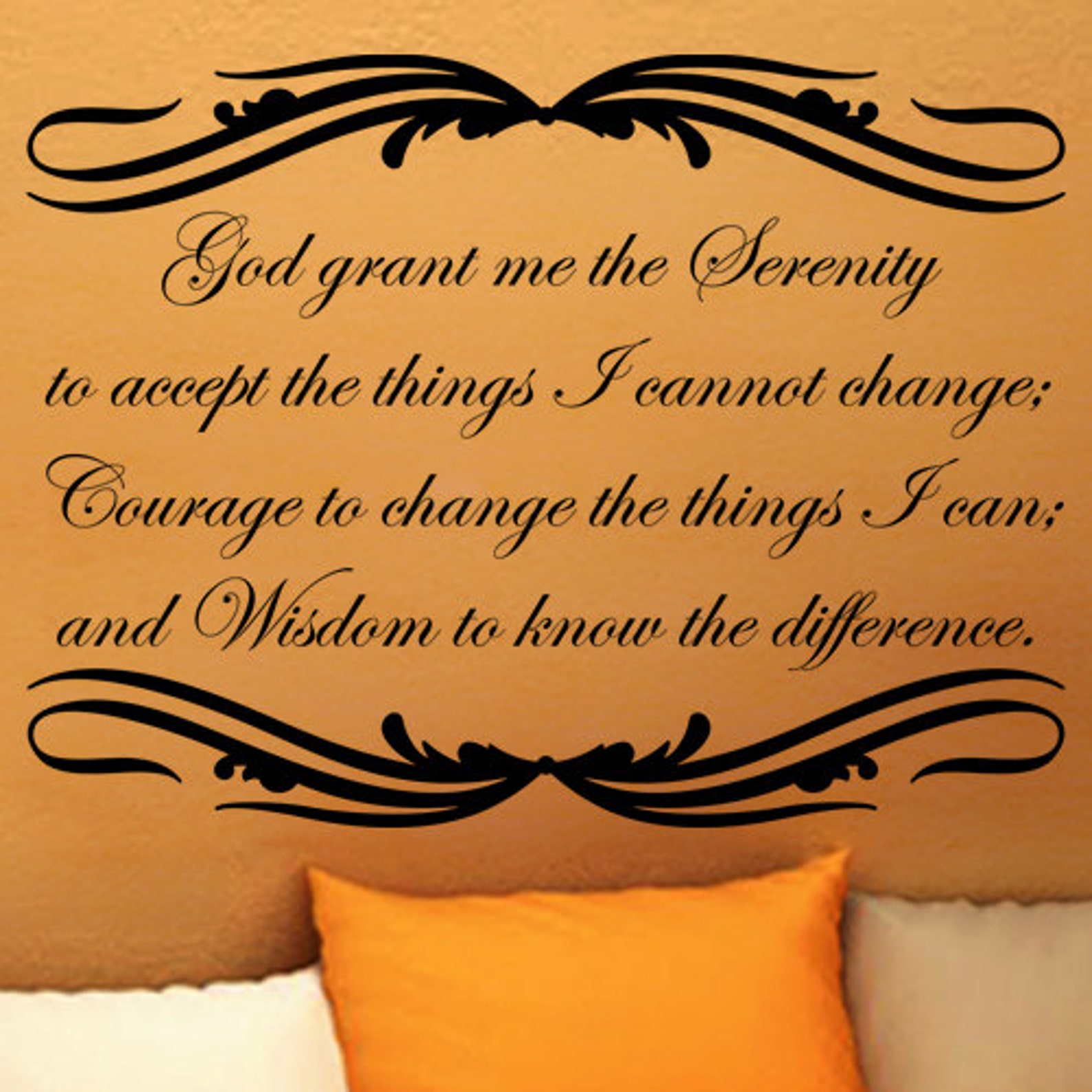 SERENITY PRAYER vinyl wall art sticker decal home decor Etsy