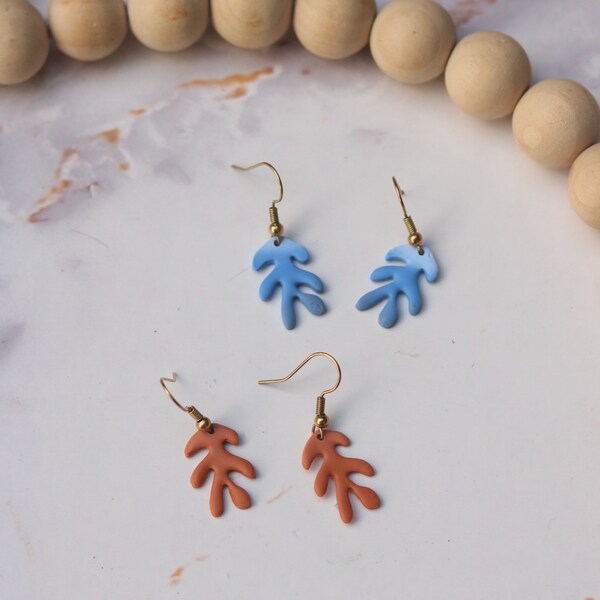 Matisse earrings—organic earrings—abstract earrings—art teacher earrings