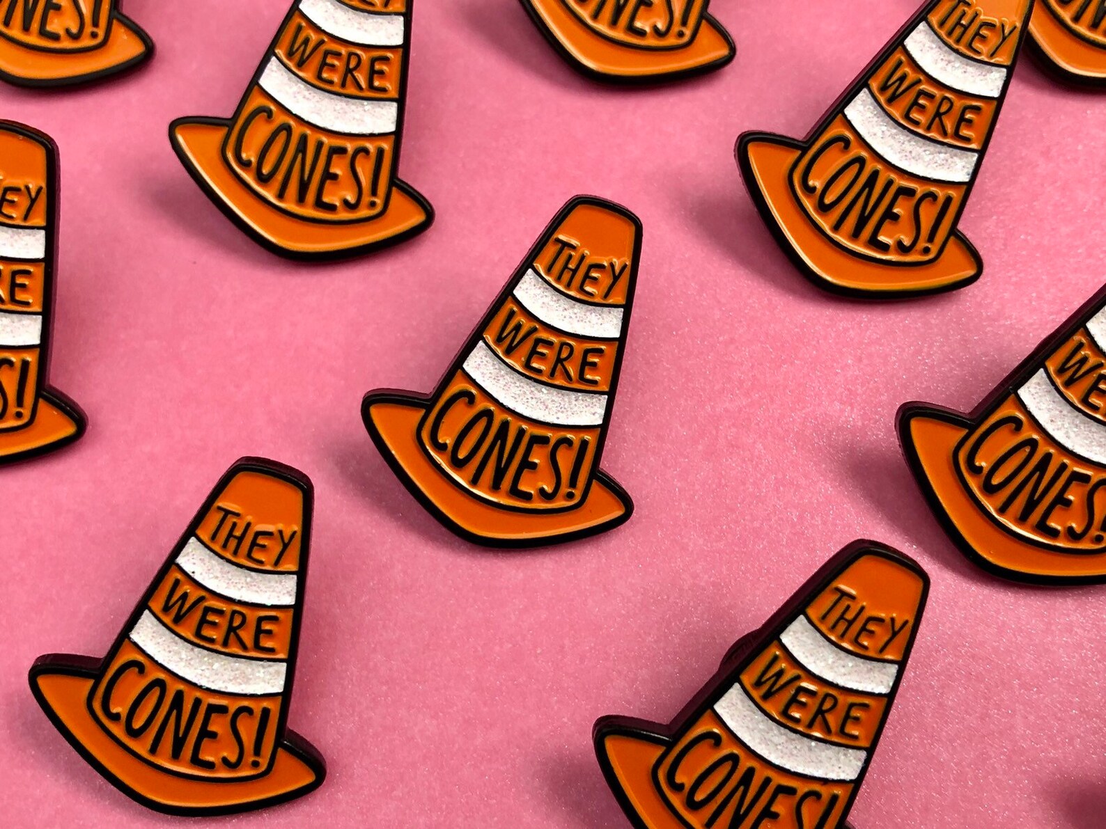They Were CONES Soft Enamel Pin Etsy
