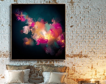 Large Wall Art - Original Abstract Art - Modern Abstract Painting - Contemporary Trending Art - Framed Canvas Art - &#39;Bounty No. 1&#39;