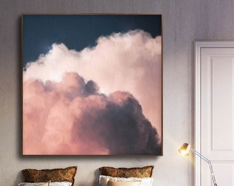 Cloud Painting, Original abstract art, Modern art, Cloud art, Landscape painting, Contemporary art, trending canvas art - 'Intrepide'
