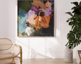 Large wall art , Original abstract art , Modern art , Abstract Painting , Contemporary art, trending art , canvas art - &#39;Mons Vita II&#39;