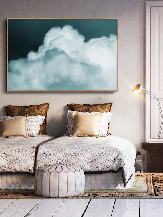 Arte Moderno De La Pared Arte De Pared Abstracto Arte De La Etsy