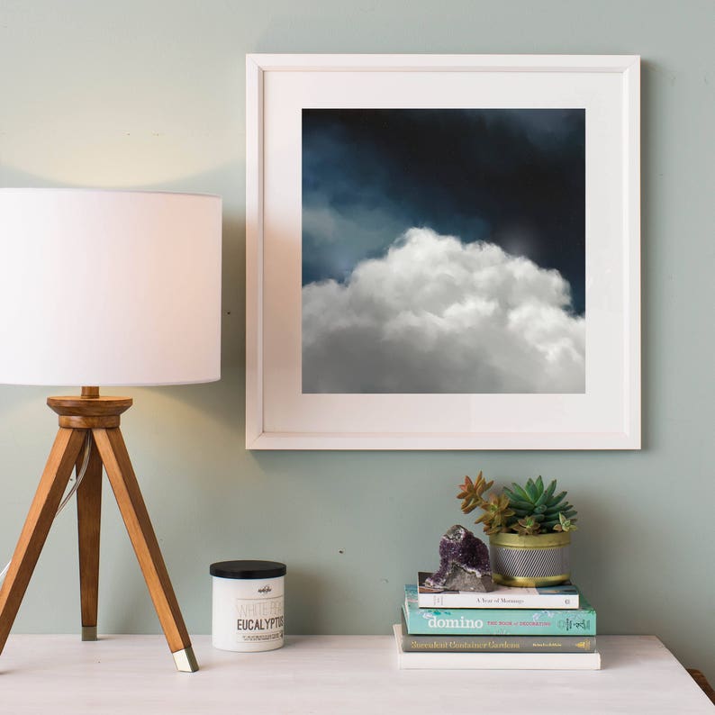 Cloud Art Cloud Painting ABSTRACT WALL ART for Modern Homes Etsy