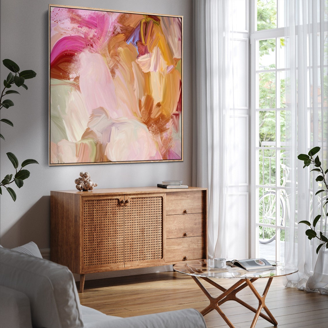 XL WALL ART Abstract on Canvas Large Wall Art Original - Etsy