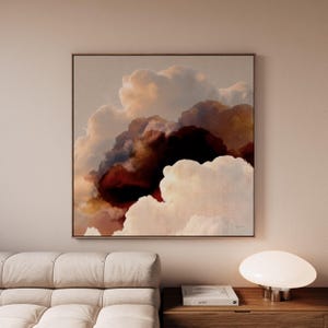 Extra Large Cloud Print – Dreamy Fine Art Wall Art by CORINNE MELANIE ‘ – Eos Terra’