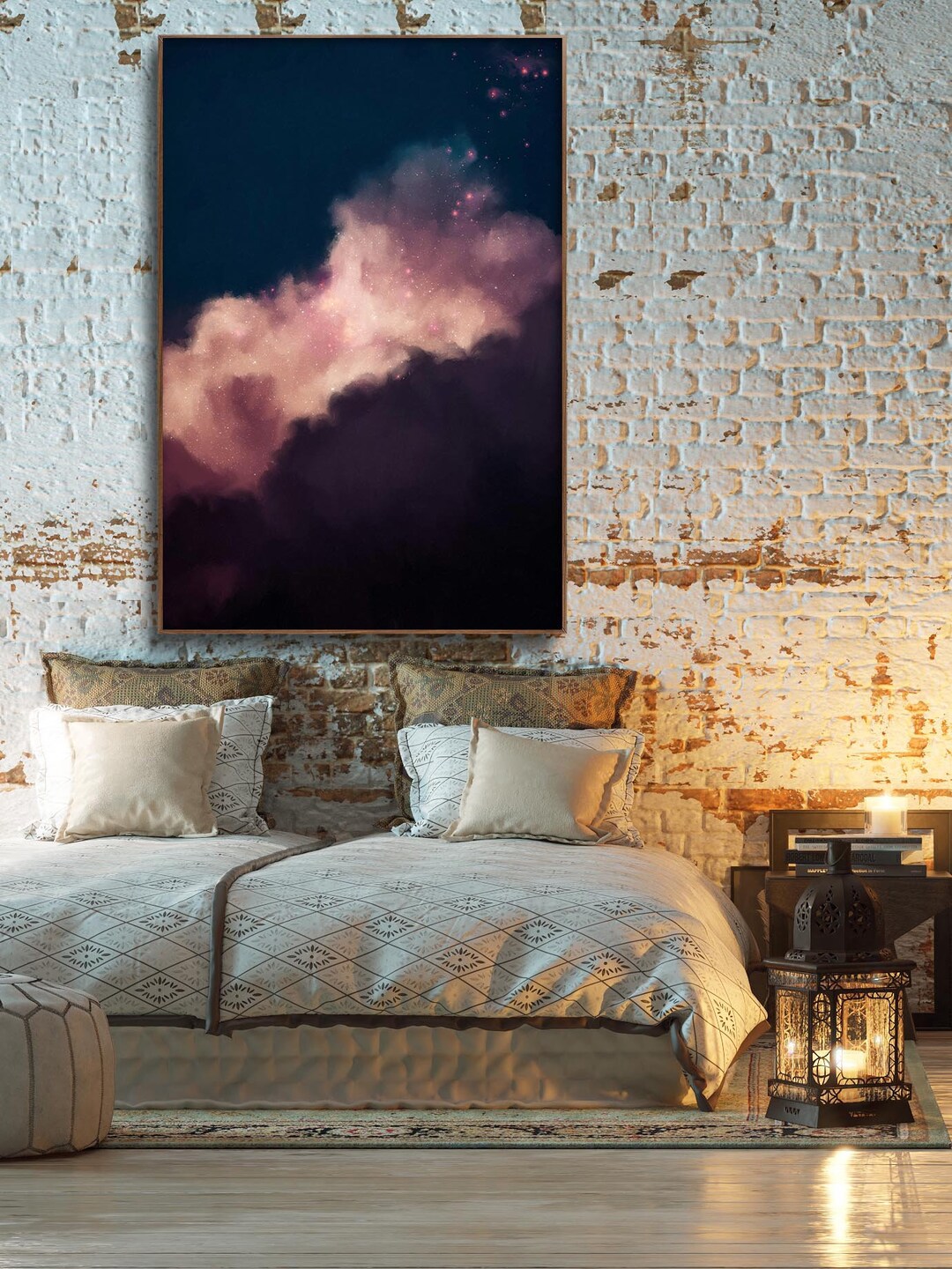 LARGE XL Canvas Wall Art Print Home Decoration Abstract Art Etsy