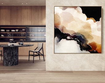 Abstract Clouds Wall Art | Cloud Painting | Limited Edition Fine Art Print Giclee - 'Alto Stratus No. 2'