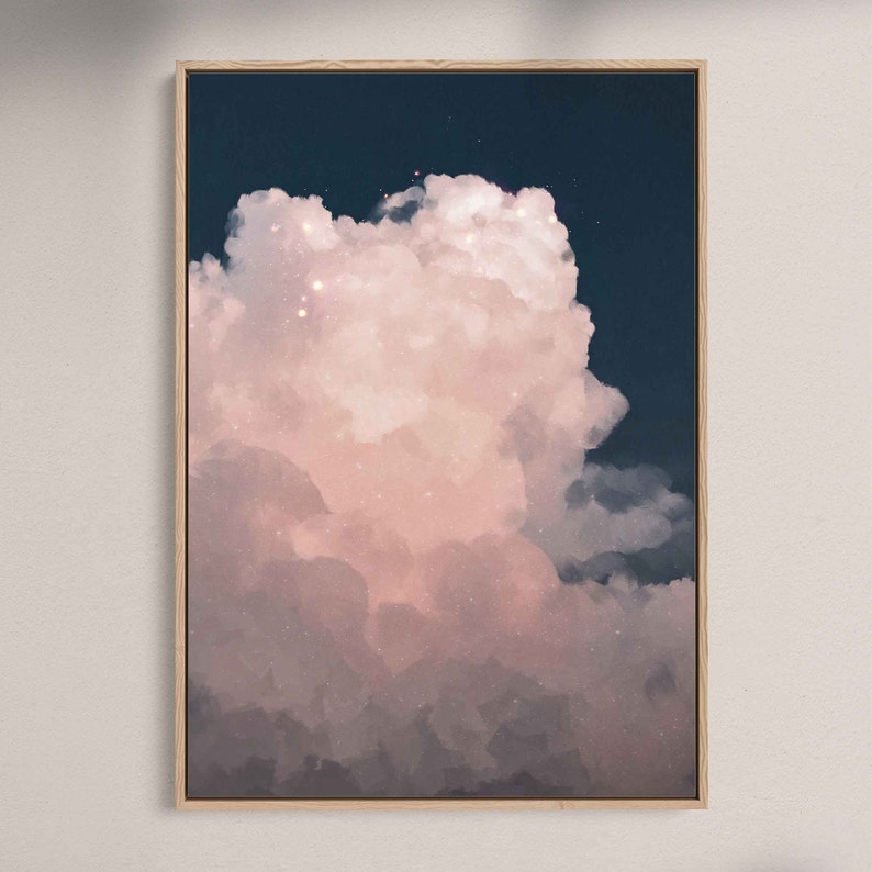 Cloud Painting Print Cloud Print Cloudscape Art Print Large - Etsy