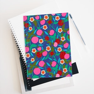 Carnet de croquis Journal non ligné Journal de pleine conscience Journaux de rêve Journal de jardin Journal vierge Carnet de croquis aux fraises Carnet de croquis Nature Journal