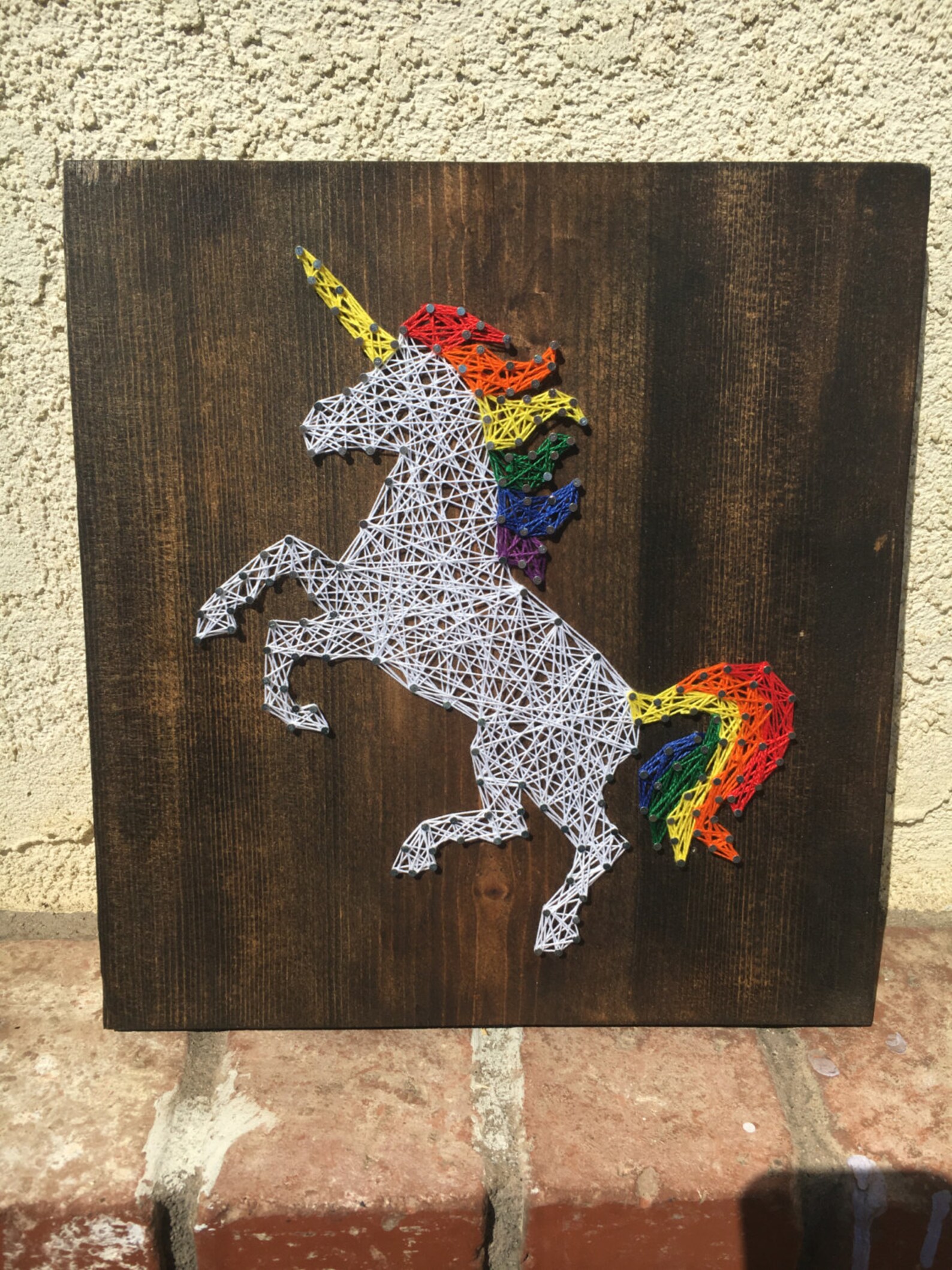 Unicorn String Art Etsy