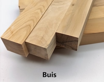 x5 Standard Unstabilised Boxwood Squares for Turning, Jewelry and Arts and Crafts