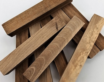 X5 Unstabilised European Walnut Wood Slabs for Turning, Jewelry and Arts and Crafts