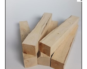 x5 Standard Unstabilised Althea Wood Slabs for Turning, Jewelry and Arts and Crafts