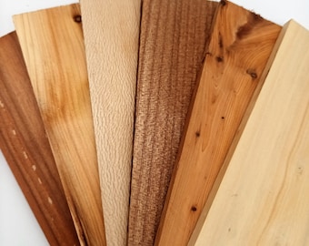 Unstabilized wooden handle scales for cutlery, jewelry knives (price per pair)