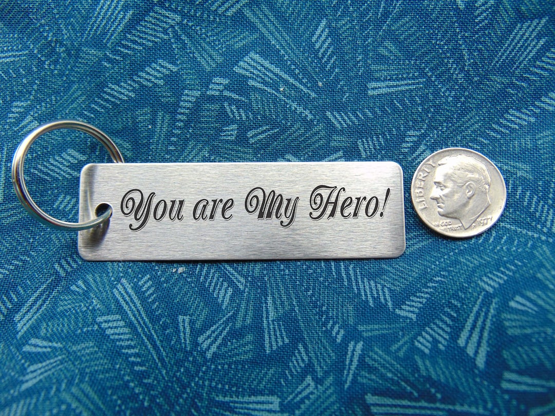 Stainless Steel Keychain Your Handwriting or Computer Font - Personal ...