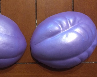 Cartoon style foam mermaid shells 8 X 6.5&quot;