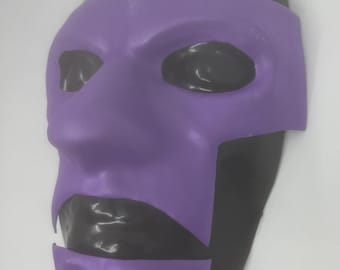 Superhelden Maske aus Schaumstoff - T-Form mit Kinn