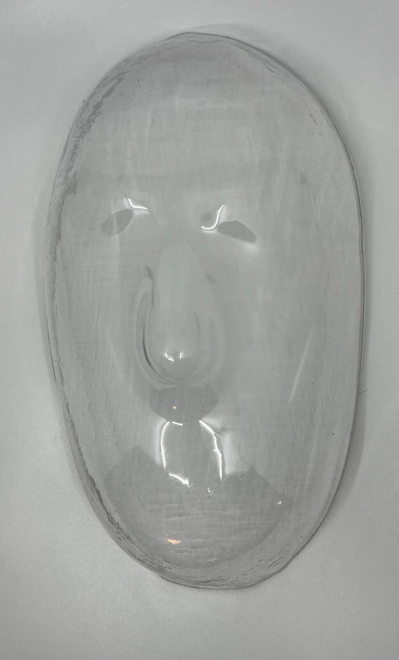 Clear Faceless/no-face Slenderman Inspired Mask - Etsy