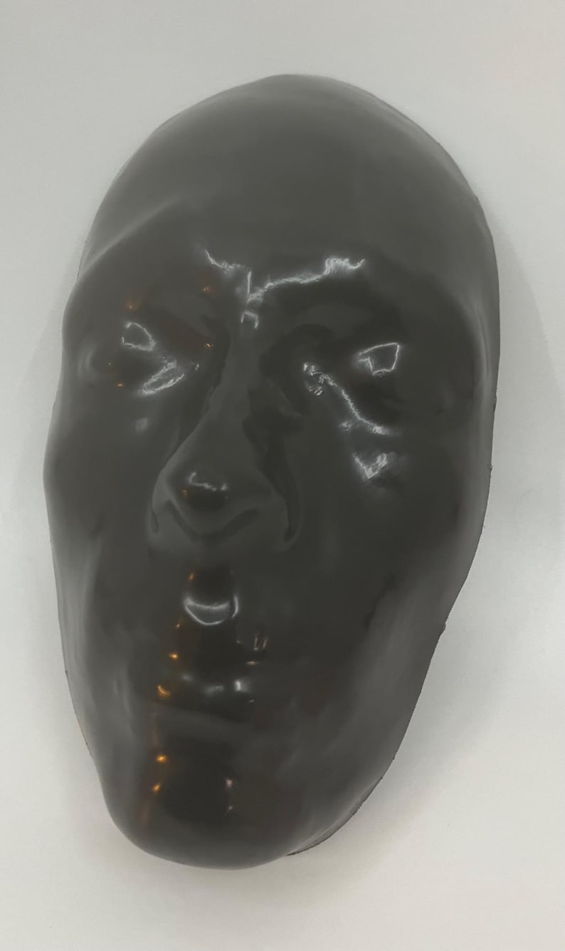 Black Plastic Male Face Shell, for Displaying Masks or Other Cosplay ...