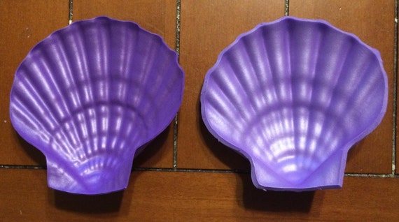 Purple Seashell Mermaid Man