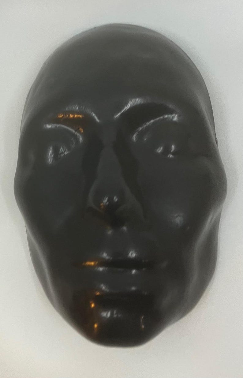 Black Plastic Female Face Shell, for Displaying Masks or Other Cosplay ...