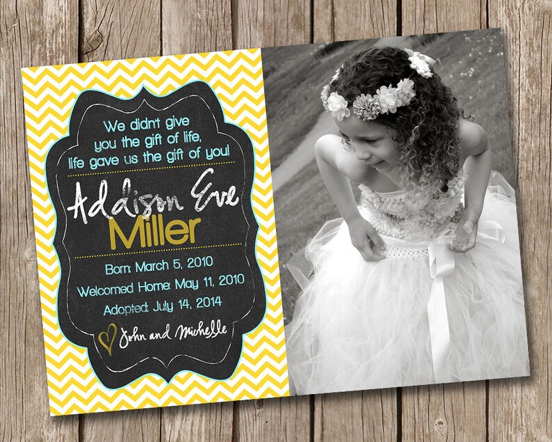 Adoption Announcement Boy or Girl | Etsy