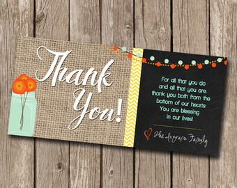 Printable Thank you Card