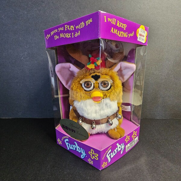 New KB Toys Reindeer Furby Sealed 1999 Holiday Special Collectible Toy