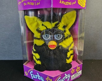 New Bumblebee Furby Talking Toy, Sealed Vtg 1998 Tiger Toys Electronic Friend