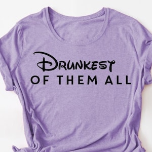 Drunkest Of Them All / SVG Digital File Download / Bride Tribe Shirt / Taglio di file da utilizzare con Silhouette Studio, ScanNCut, Cricut