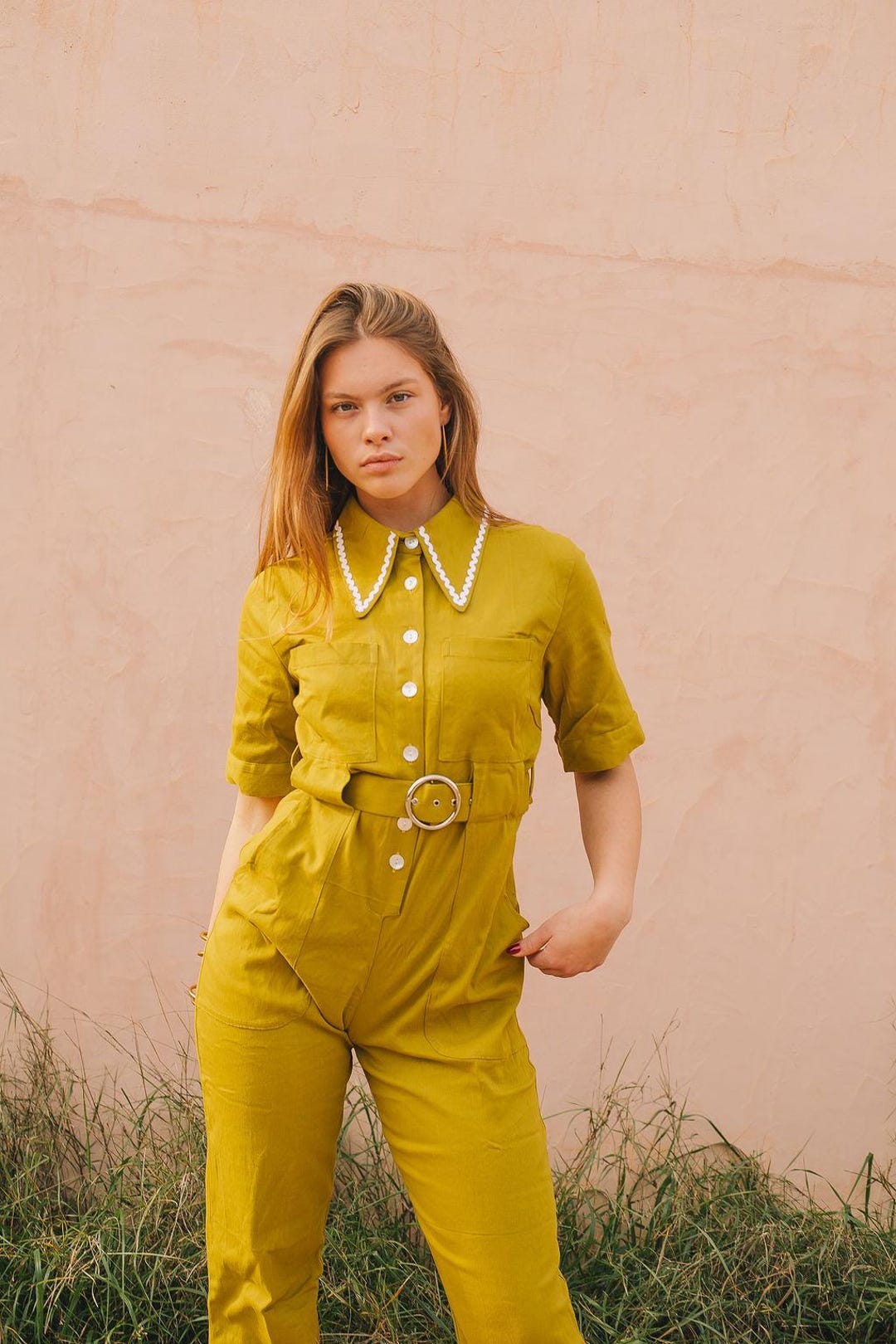 HEIDI Retro Jumpsuit - Citrine - Etsy