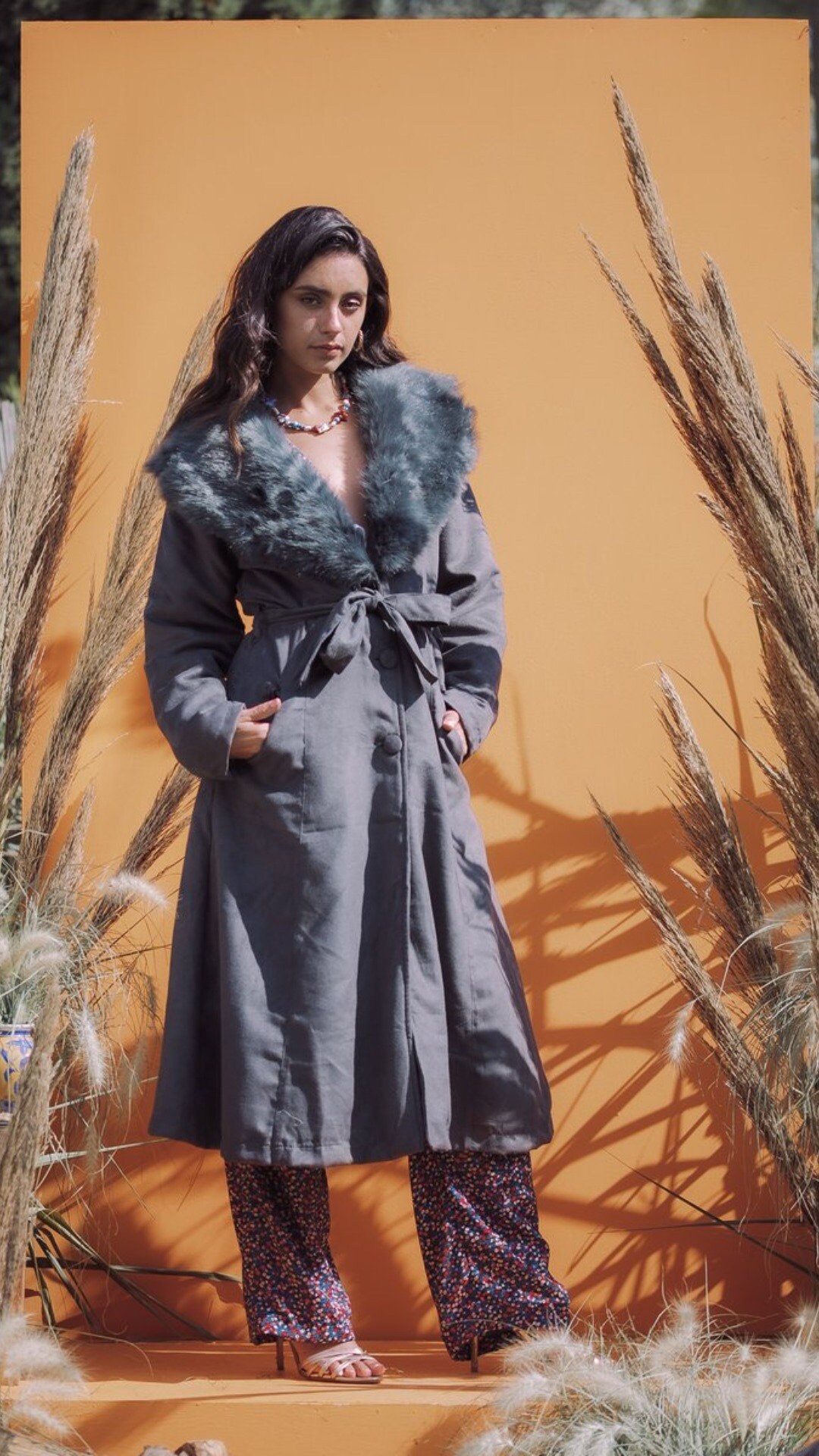 Duchess long wool coat discount