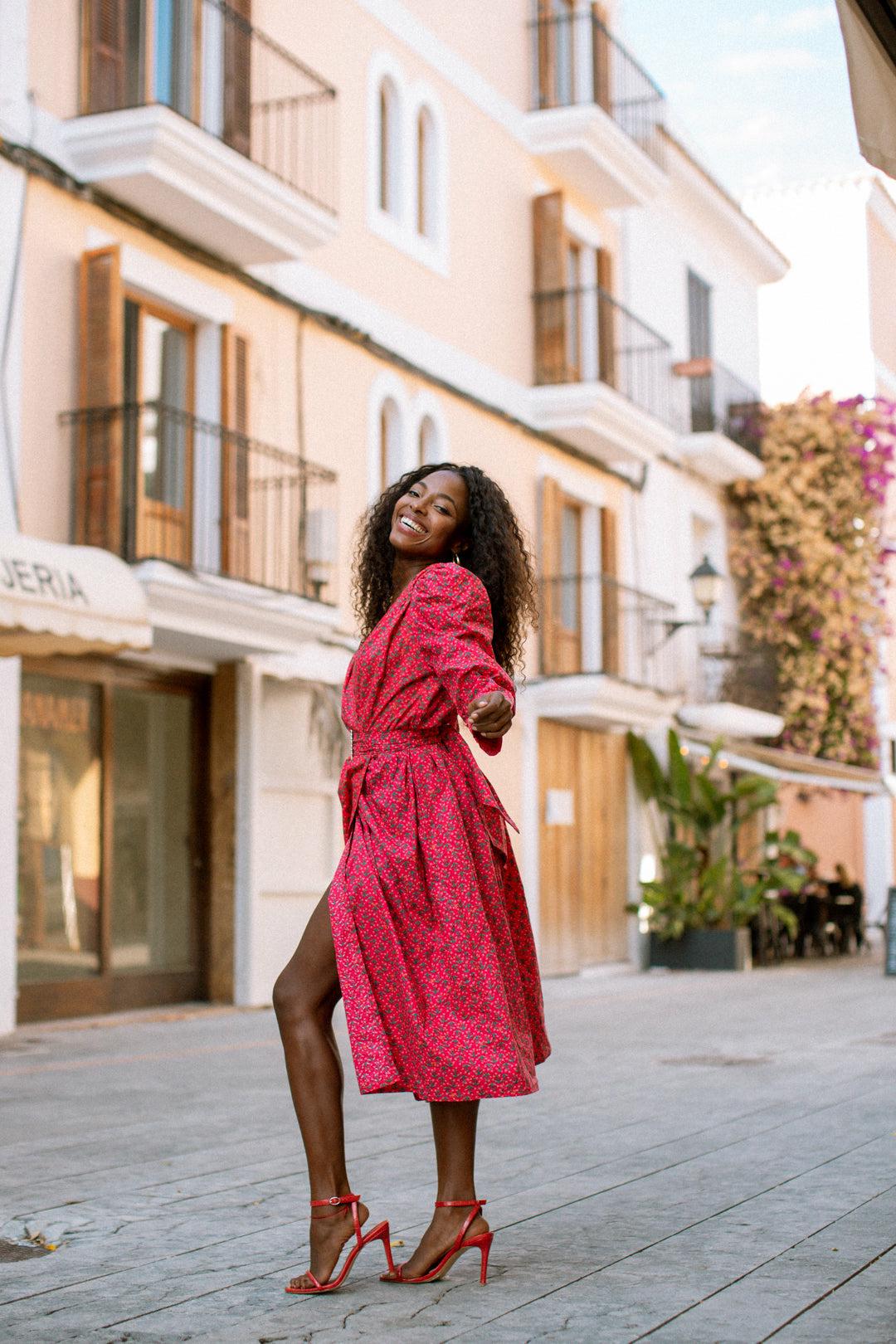FABIANA Dress - Red - Etsy